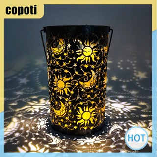 Copoti โคมไฟฉายภาพดวงจันทร์ พลังงานแสงอาทิตย์ สําหรับบ้าน สวน