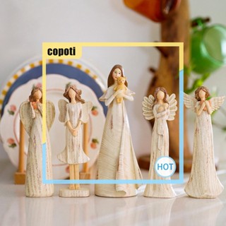 Copoti รูปปั้นเรซิ่น รูปนางฟ้า สําหรับตกแต่งบ้าน