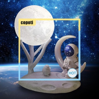 Copoti โคมไฟกลางคืน รูปนักบินอวกาศ ดวงจันทร์ หรี่แสงได้ สําหรับตกแต่งบ้าน