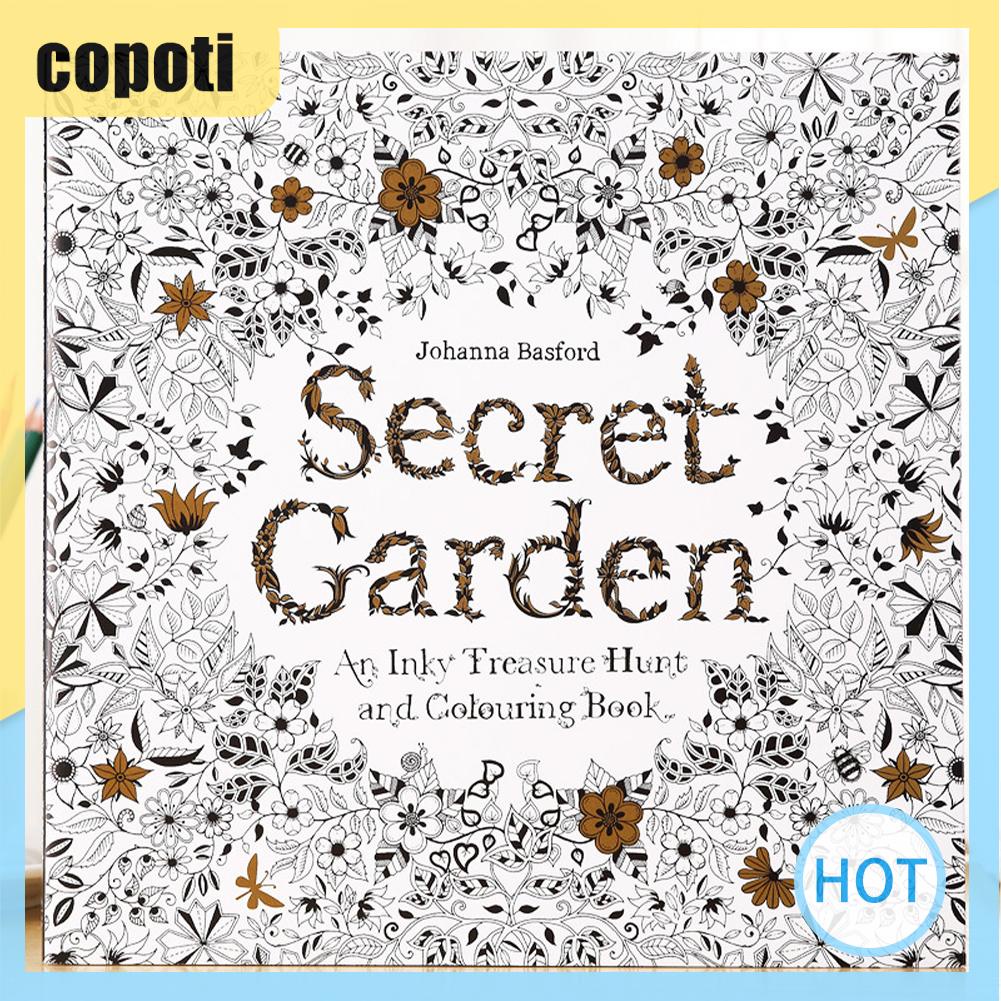 copoti-สมุดระบายสี-รูปสวนแห่งความลับ-96-หน้า-ลดความเครียด-สําหรับเด็ก-และผู้ใหญ่