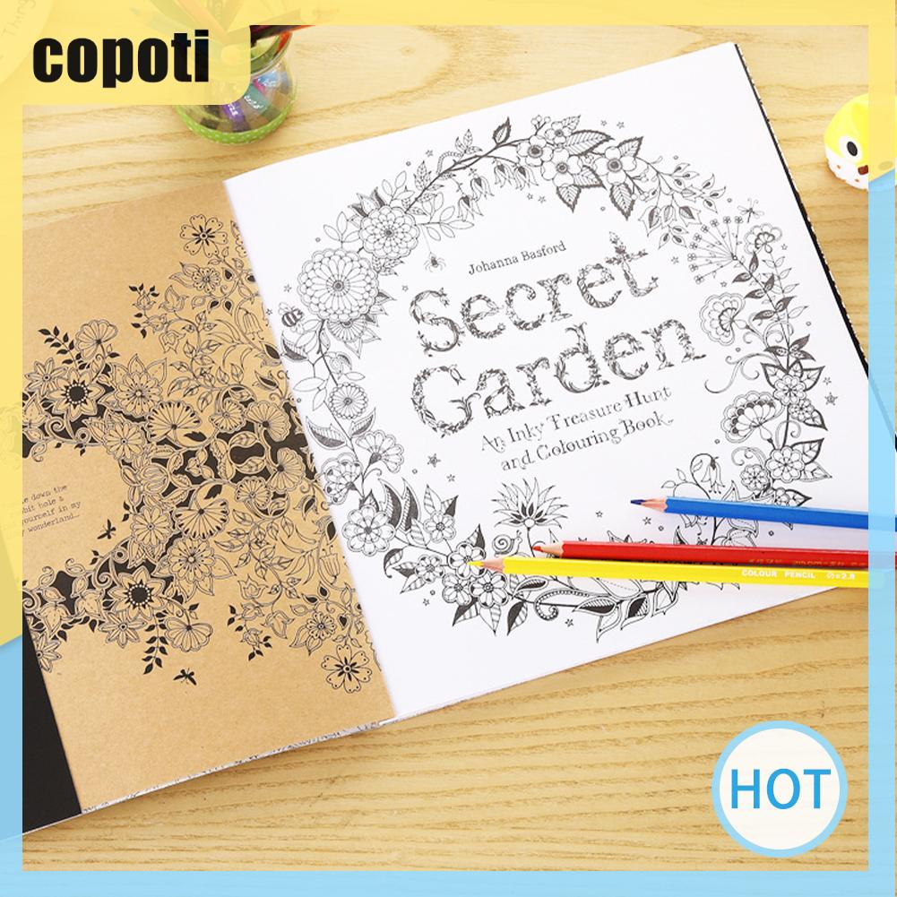 copoti-สมุดระบายสี-รูปสวนแห่งความลับ-96-หน้า-ลดความเครียด-สําหรับเด็ก-และผู้ใหญ่