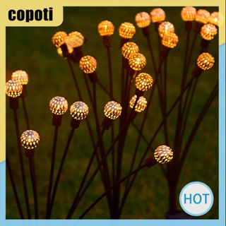 Copoti โคมไฟ รูปหิ่งห้อย พลังงานแสงอาทิตย์ ทนทาน สําหรับตกแต่งบ้าน ปาร์ตี้ วันหยุด