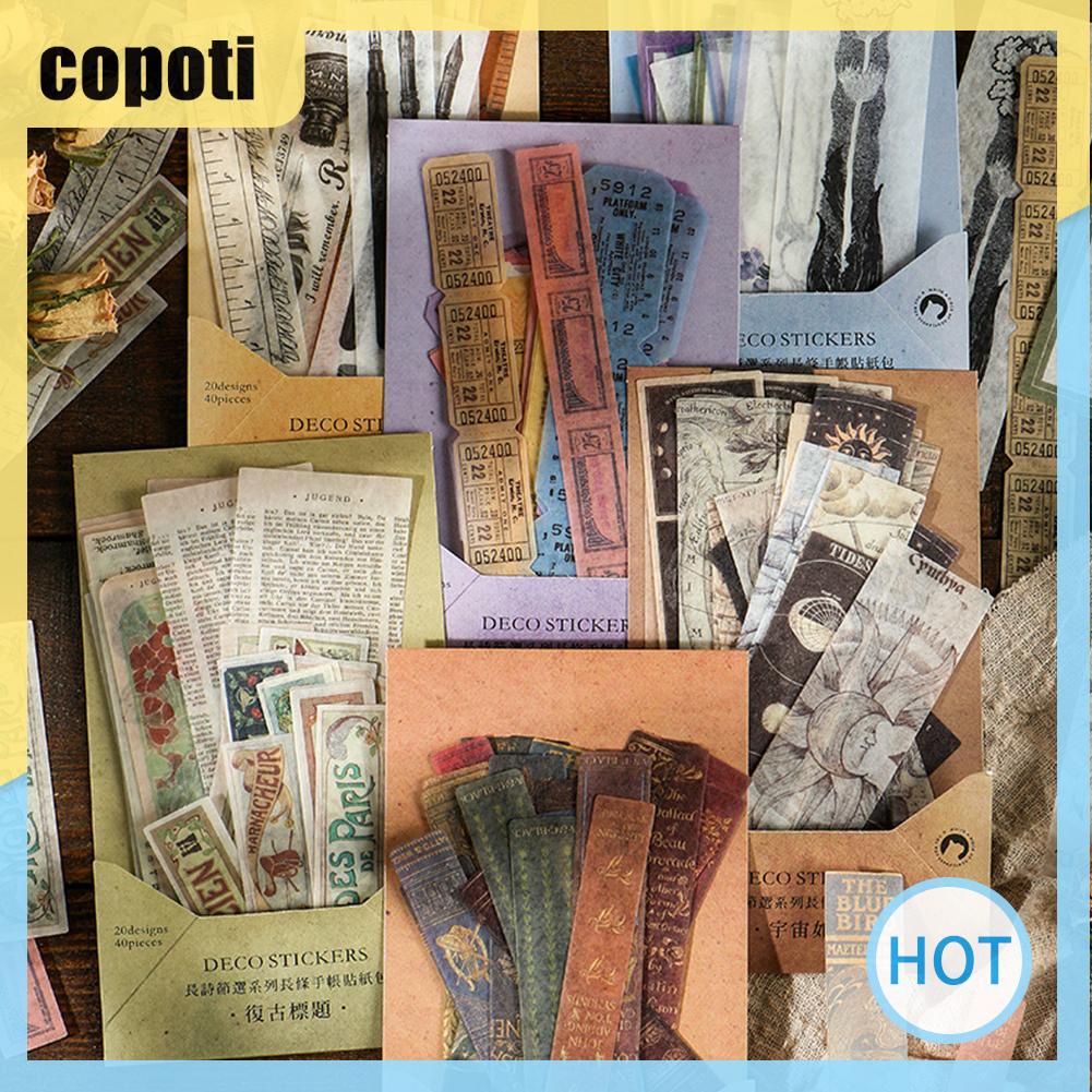 copoti-สติกเกอร์ตกแต่งไดอารี่-อัลบั้ม-แฮนด์เมด-40-ชิ้น