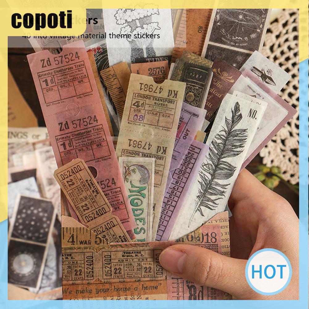 copoti-สติกเกอร์ตกแต่งไดอารี่-อัลบั้ม-แฮนด์เมด-40-ชิ้น