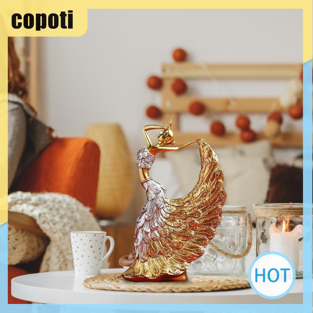 copoti-รูปปั้นเรซิ่น-รูปนกยูง-แฮนด์เมด-สําหรับตกแต่งบ้าน