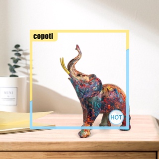 Copoti รูปปั้นเรซิ่น รูปช้างกราฟฟิติ หลากสี สําหรับตกแต่งบ้าน