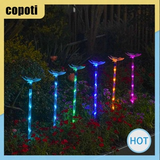 Copoti ไฟถนน LED พลังงานแสงอาทิตย์ ติดตั้งง่าย 6 ดวง 1 ลาก สําหรับบ้าน สวน
