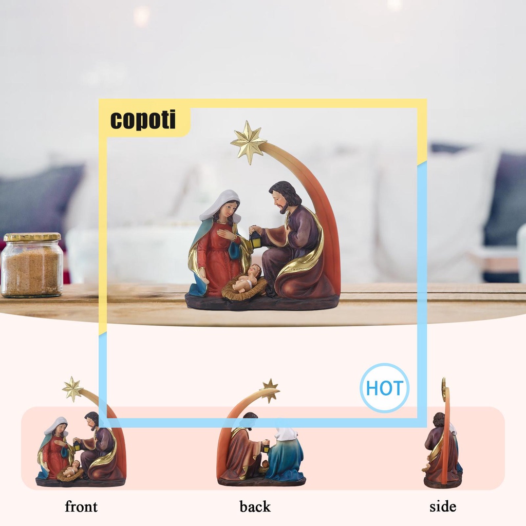 copoti-รูปปั้นเรซิ่น-รูปปั้นตั้งโต๊ะ-ของขวัญคริสต์มาส-สําหรับตกแต่งบ้าน