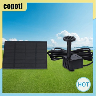 Copoti เครื่องทําคลื่นตู้ปลา พลังงานแสงอาทิตย์ เปลี่ยนได้ พร้อมหัวฉีด 6 หัว แบบพกพา สําหรับบ้าน สวนกลางแจ้ง