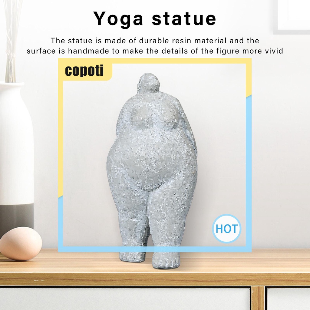 copoti-รูปปั้นเรซิ่น-รูปผู้หญิงอ้วน-สําหรับตกแต่งบ้าน