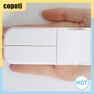 Copoti พัดลมระบายความร้อนไฟฟ้า 500mAh พับได้ สองหัว 2 ระดับ ขนาดเล็ก USB สําหรับบ้าน