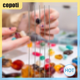 Copoti เข็มลูกปัด 5 เข็ม อุปกรณ์เสริม สําหรับทําสร้อยคอ สร้อยข้อมือ DIY