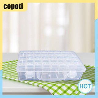 Copoti กล่องเก็บลูกปัดอะคริลิค แบบใส ใช้ซ้ําได้ ทนทาน สําหรับบ้าน