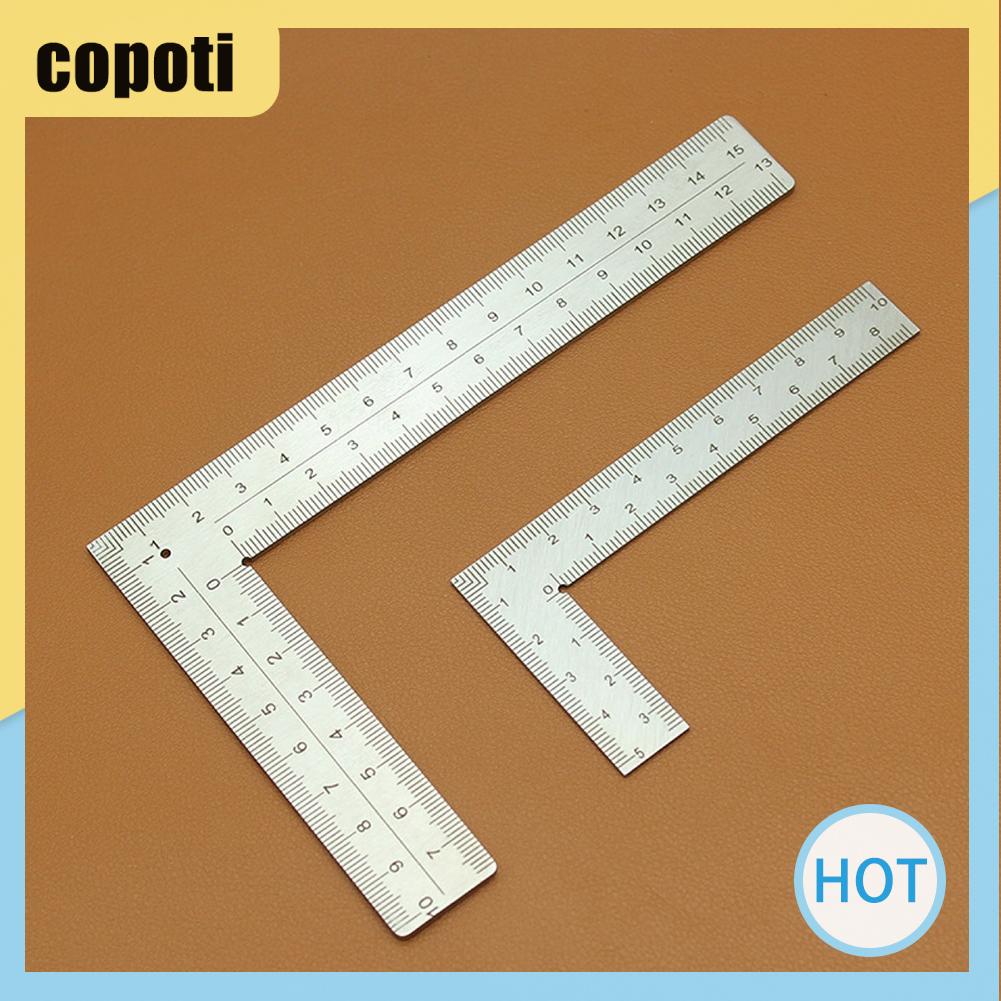 copoti-ไม้บรรทัดสเตนเลส-90-กรอบสี่เหลี่ยม-ขนาดเล็ก-สําหรับช่างไม้-นักเรียน-บ้าน