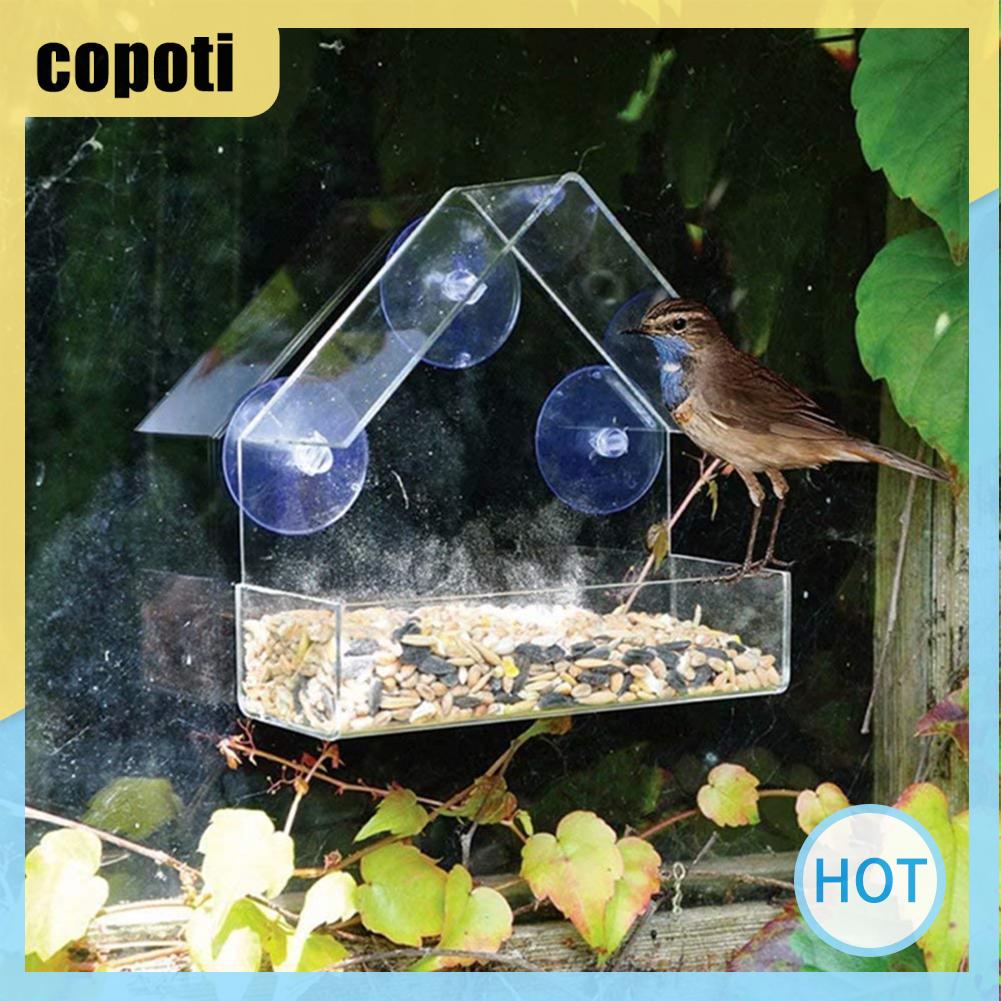 copoti-บ้านให้อาหารนก-แบบอะคริลิคใส-อุปกรณ์เสริม-สําหรับสัตว์เลี้ยง