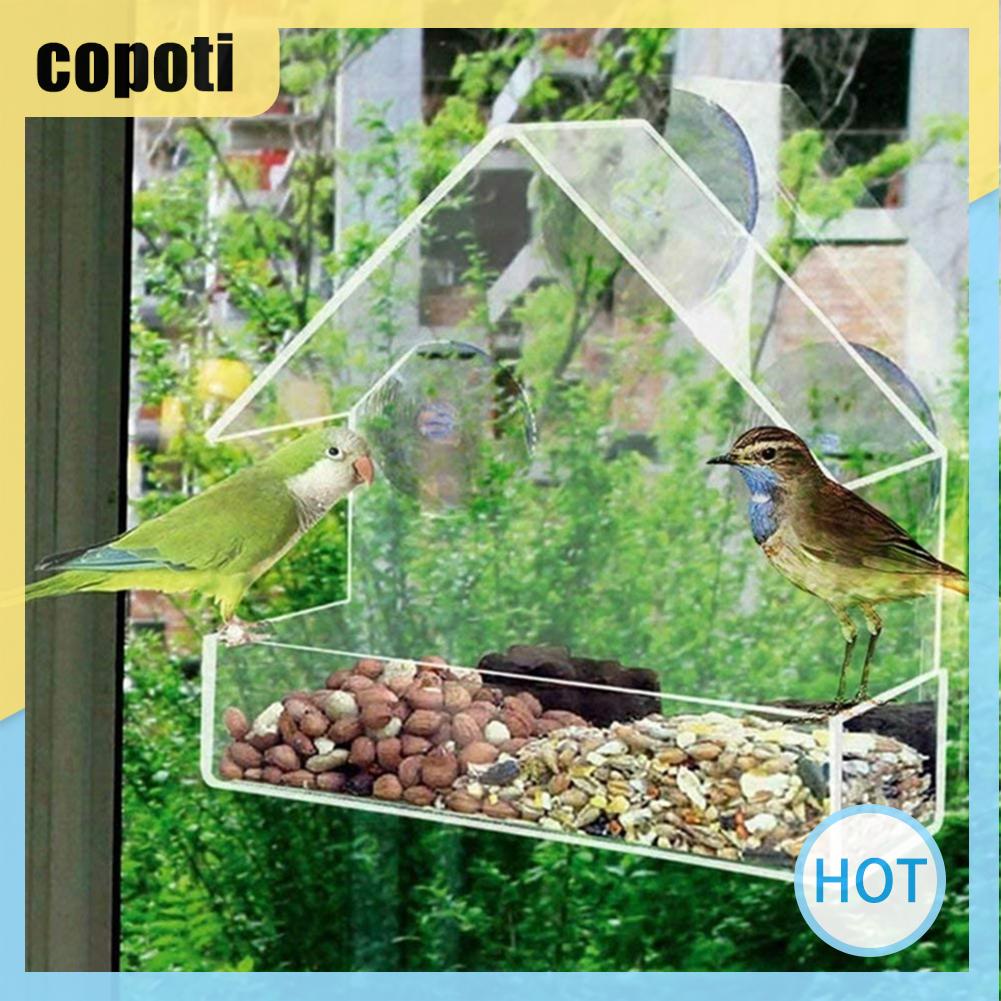 copoti-บ้านให้อาหารนก-แบบอะคริลิคใส-อุปกรณ์เสริม-สําหรับสัตว์เลี้ยง