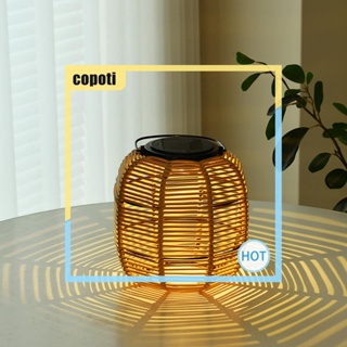 Copoti โคมไฟโปรเจคเตอร์ พลังงานแสงอาทิตย์ 600mAh สําหรับตกแต่งสวน บ้าน