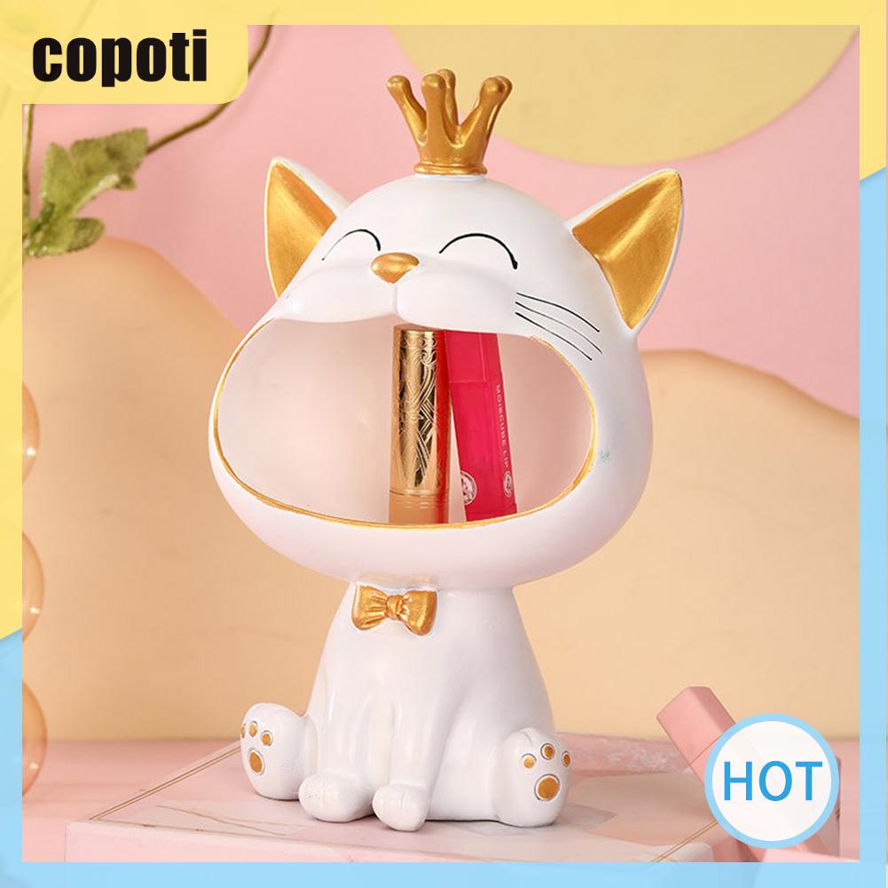 copoti-กล่องเก็บขนมหวาน-รูปแมวนําโชค-สําหรับตกแต่งบ้าน-ร้านกาแฟ