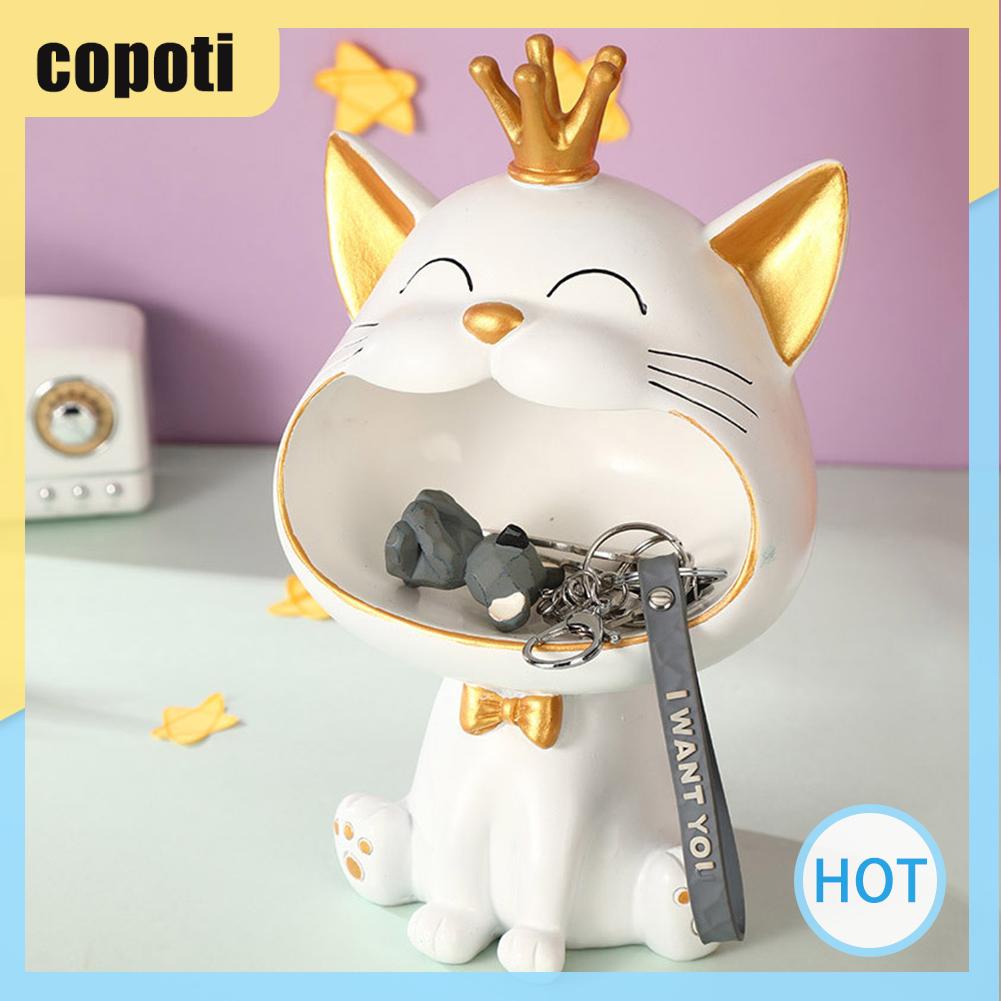 copoti-กล่องเก็บขนมหวาน-รูปแมวนําโชค-สําหรับตกแต่งบ้าน-ร้านกาแฟ