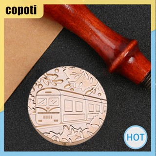 Copoti ขี้ผึ้งเคลือบ ทองแดง ลายนูน 3D สไตล์วินเทจ คลาสสิก 25 มม. สําหรับตกแต่งบ้าน สมุดภาพ ของขวัญ