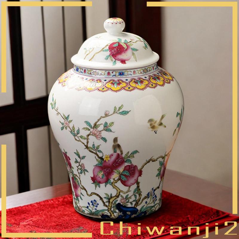 chiwanji2-กระปุกใส่ชา-พอร์ซเลน-พร้อมฝาปิด-ลายดอกไม้-สําหรับงานแต่งงาน-ปาร์ตี้