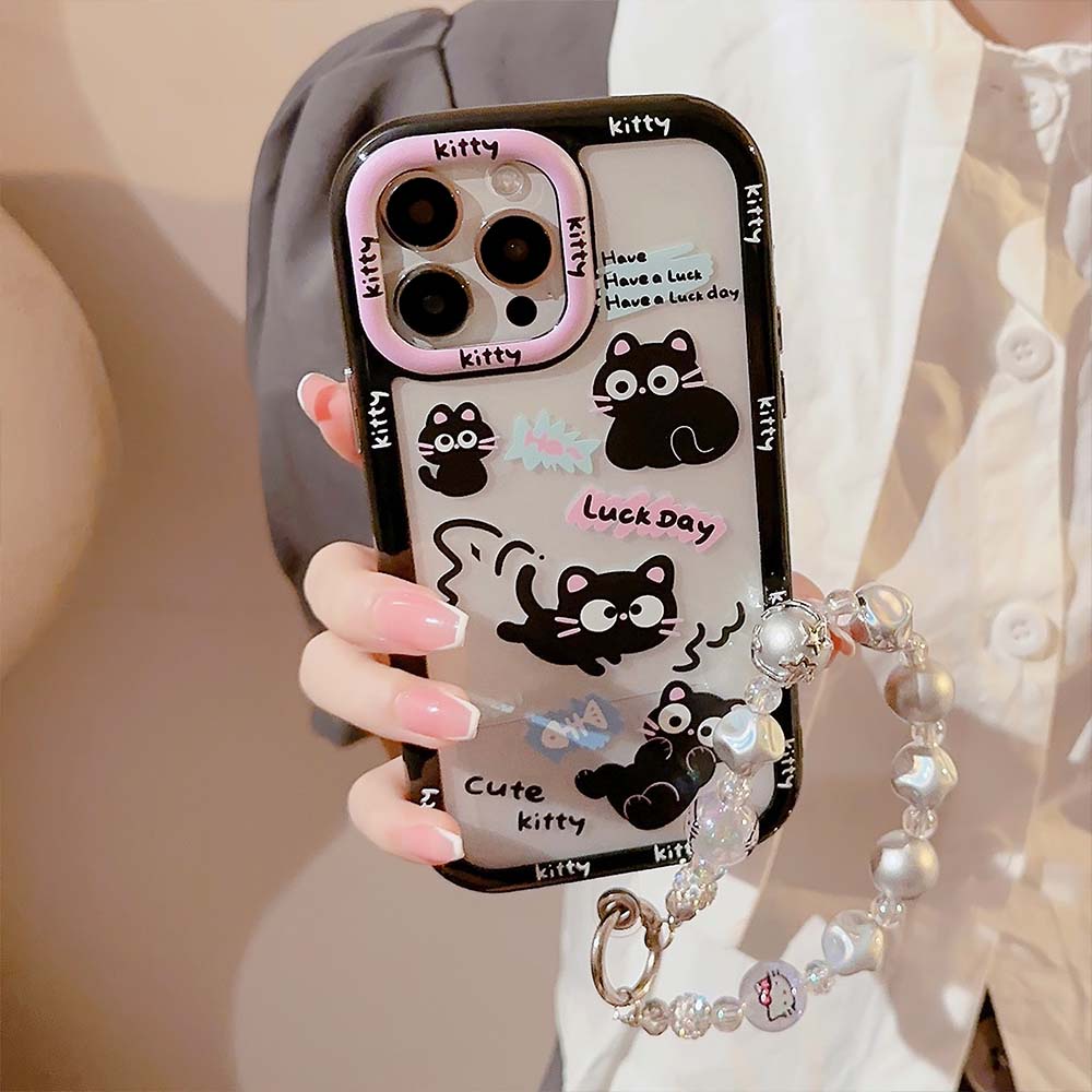 เคสโทรศัพท์มือถืออะคริลิค-แบบแข็ง-ลายแมวน่ารัก-หรูหรา-สําหรับ-iphone-11-14promax-12promax-13promax-xr-xsmax-14plus