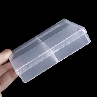 [fashionmango] กล่องพลาสติกใส ทรงสี่เหลี่ยม ขนาดเล็ก สําหรับใส่เครื่องประดับ ลูกปัด พร้อมส่ง