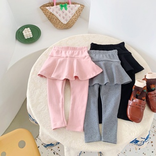 [Do Re Mi] กางเกงชั้นในลำลองสีทึบสำหรับเด็กผู้หญิงน่ารัก