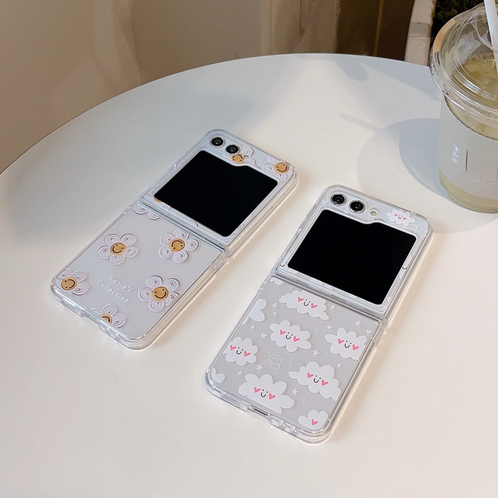 samsung-galaxy-z-flip5-น่ารัก-เดซี่น้อย-เคส-samsung-galaxy-z-flip-3-flip-4-แข็ง-กันกระแทก-เคสโทรศัพท์-สร้างสรรค์