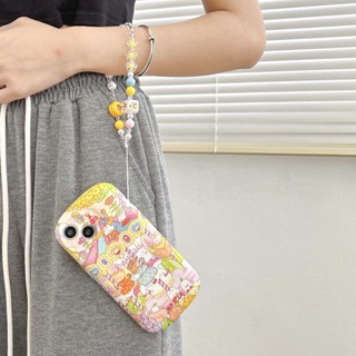 เคสโทรศัพท์มือถือ ป้องกันฝุ่น ลายการ์ตูนหมี กระต่าย เด็กผู้หญิง สําหรับ Iphone 14 13 Sweet IP 12 11 Pro Max