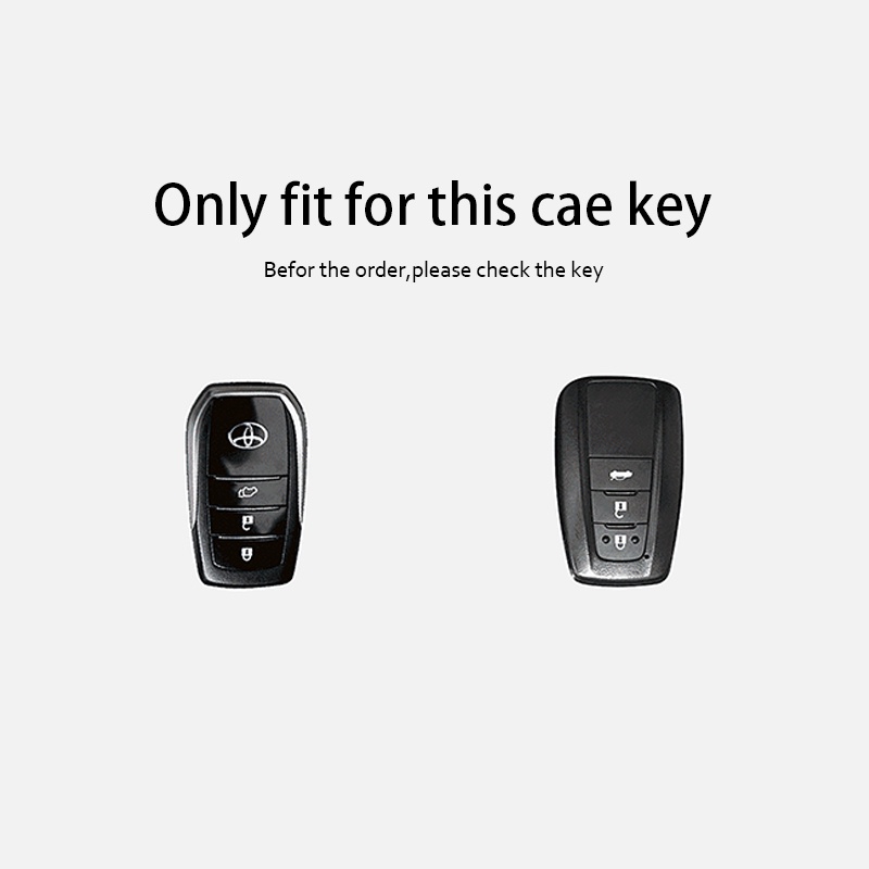 เคสกุญแจรถยนต์-พร้อมพวงกุญแจ-อุปกรณ์เสริม-สําหรับ-toyota-rav4-2011-2012-2013-2014-2015-2016-2017-2018-2019-2020