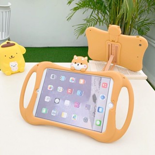 [Aimeidai] เคสแท็บเล็ต ลายชิบะอินุน่ารัก พร้อมที่จับ สําหรับ iPad 2 3 4 Mini Air Pro Series