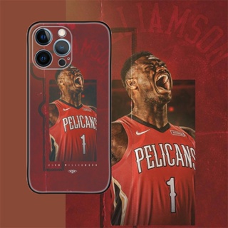 [Aimeidai] เคสโทรศัพท์มือถือ ซิลิโคน กันกระแทก พิมพ์ลาย NBA Super Star Zion Williamson สําหรับ iPhone 14 13 12 11 Series