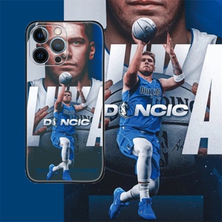 [Aimeidai] เคสโทรศัพท์มือถือ ซิลิโคน กันกระแทก พิมพ์ลาย NBA Super Star Luka Donifici≥ สําหรับ iPhone 14 13 12 11 Series