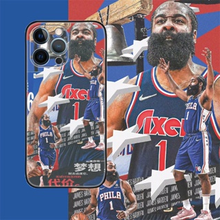 [Aimeidai] เคสโทรศัพท์มือถือซิลิโคน กันกระแทก พิมพ์ลาย NBA Super Star James สําหรับ iPhone 14 13 12 11 Series