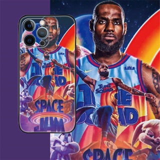 [Aimeidai] เคสโทรศัพท์มือถือซิลิโคน กันกระแทก พิมพ์ลาย NBA Super Star LeBron James สําหรับ iPhone 14 13 12 11 Series