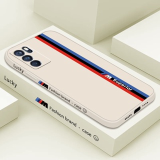 [Aimeidai] เคสโทรศัพท์มือถือ ซิลิโคน กันกระแทก ลายบาร์ BMW Tricolor สําหรับ OnePlus 6 7 7 Pro 7T Pro 8 8 Pro 8T 9 9 Pro 9R
