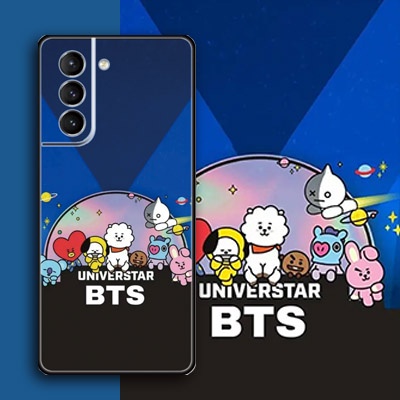 aimeidai-เคสโทรศัพท์มือถือ-ซิลิโคน-กันกระแทก-พิมพ์ลาย-bt21-สําหรับ-samsung-s9-s10-s20-s21-s22