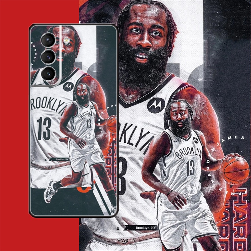 aimeidai-เคสโทรศัพท์มือถือ-ซิลิโคนแข็ง-กันกระแทก-พิมพ์ลาย-nba-star-james-สําหรับ-samsung-s9-s10-s20-s20-fe-s21-s22-series