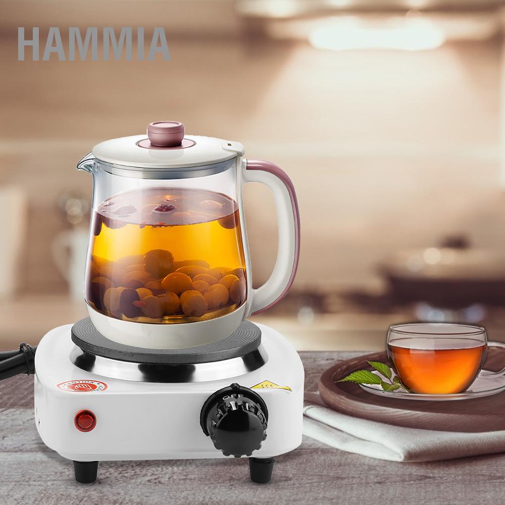 hammia-เตาเคาน์เตอร์ไฟฟ้าแบบพกพาสำหรับชากาแฟห้องครัวเดี่ยวแผ่นความร้อน-burner-eu-plug