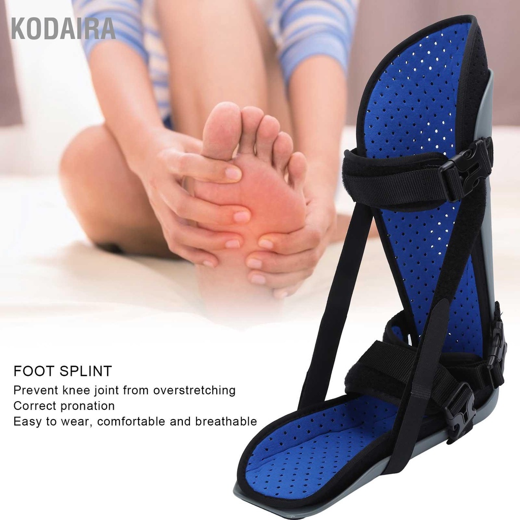 kodaira-foot-drop-orthotic-splint-ปรับได้-breathable-orthosis-fixation-เครื่องมือดูแลเท้า-สีเทา