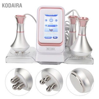 KODAIRA 3 in 1 80Khz เครื่องกำจัดเซลลูไลท์หน้าจอสัมผัสอุปกรณ์เผาผลาญไขมัน Body Shaping 100-240V