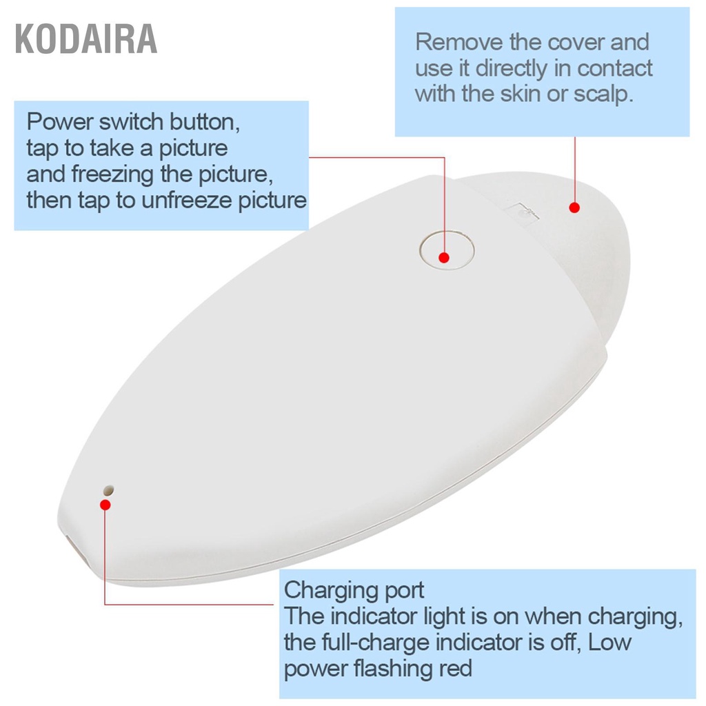 kodaira-ไร้สาย-hd-wifi-รูขุมขนเครื่องตรวจจับหนังศีรษะเครื่องวิเคราะห์ผิวดิจิตอลกล้องจุลทรรศน์เครื่องมือ