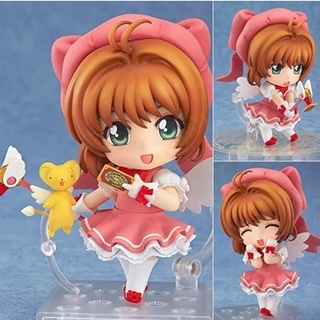 ใหม่ ฟิกเกอร์ PVC รูปซากุระ Nendoroid Card Captor Cardcaptor Sakura 400 ขนาด 10 ซม. สําหรับของขวัญ