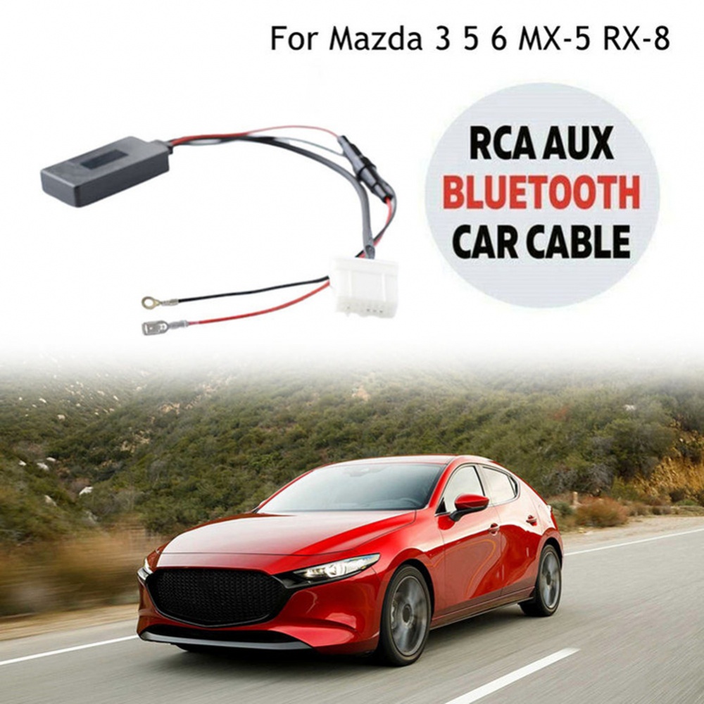 สายสัญญาณเสียง-aux-ใหม่-สําหรับวิทยุ-mazda-จับคู่โทรศัพท์-หรือ-pad