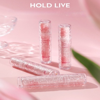 HOLD LIVE ลิปสติก ลิปบาล์ม เนื้อแมตต์กํามะหยี่ ขนาดเล็ก สีชมพู สําหรับนักเรียน