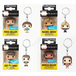 ใหม่ พวงกุญแจฟิกเกอร์ โมเดลตุ๊กตา Funko POP Friends Rose Rachel Monica Joey ของขวัญ สําหรับตกแต่งบ้าน