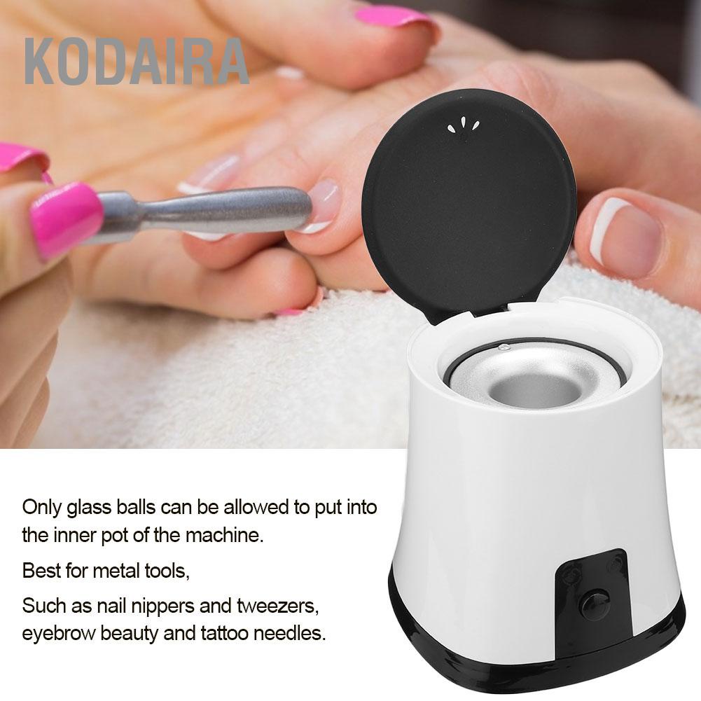 kodaira-แต่งหน้าสักเล็บเครื่องมือทำความสะอาดเครื่องทำความสะอาดอุณหภูมิสูงพร้อมลูกปัดทำความสะอาด