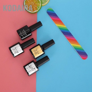 KODAIRA ที่มีประสิทธิภาพ Quick NAIL Remover Base Top Coat File Pusher Kit ชุดแต่งเล็บ