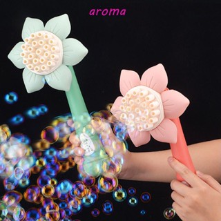 Aroma ฟองสบู่ รูปดอกทานตะวัน|ของเล่นอาบน้ําไฟฟ้าอัตโนมัติ แบบตลก น่ารัก แฟชั่นฤดูร้อน สําหรับเด็ก